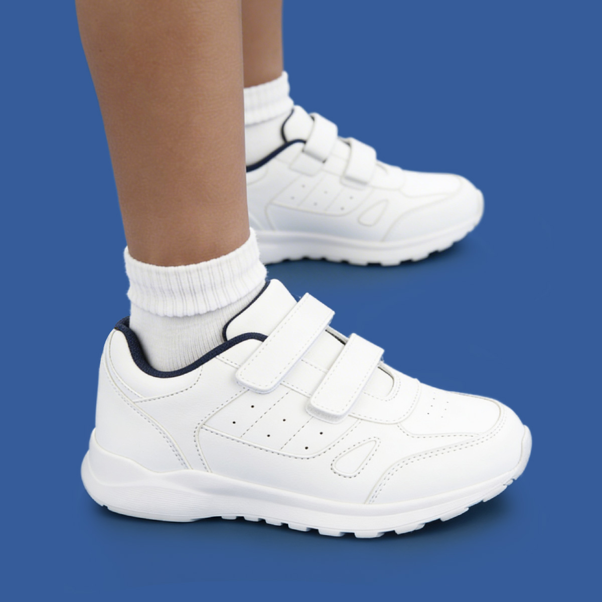 ZAPATILLA ESCOLAR IMPULS UNISEX BLANCO DELTA08 - 1
