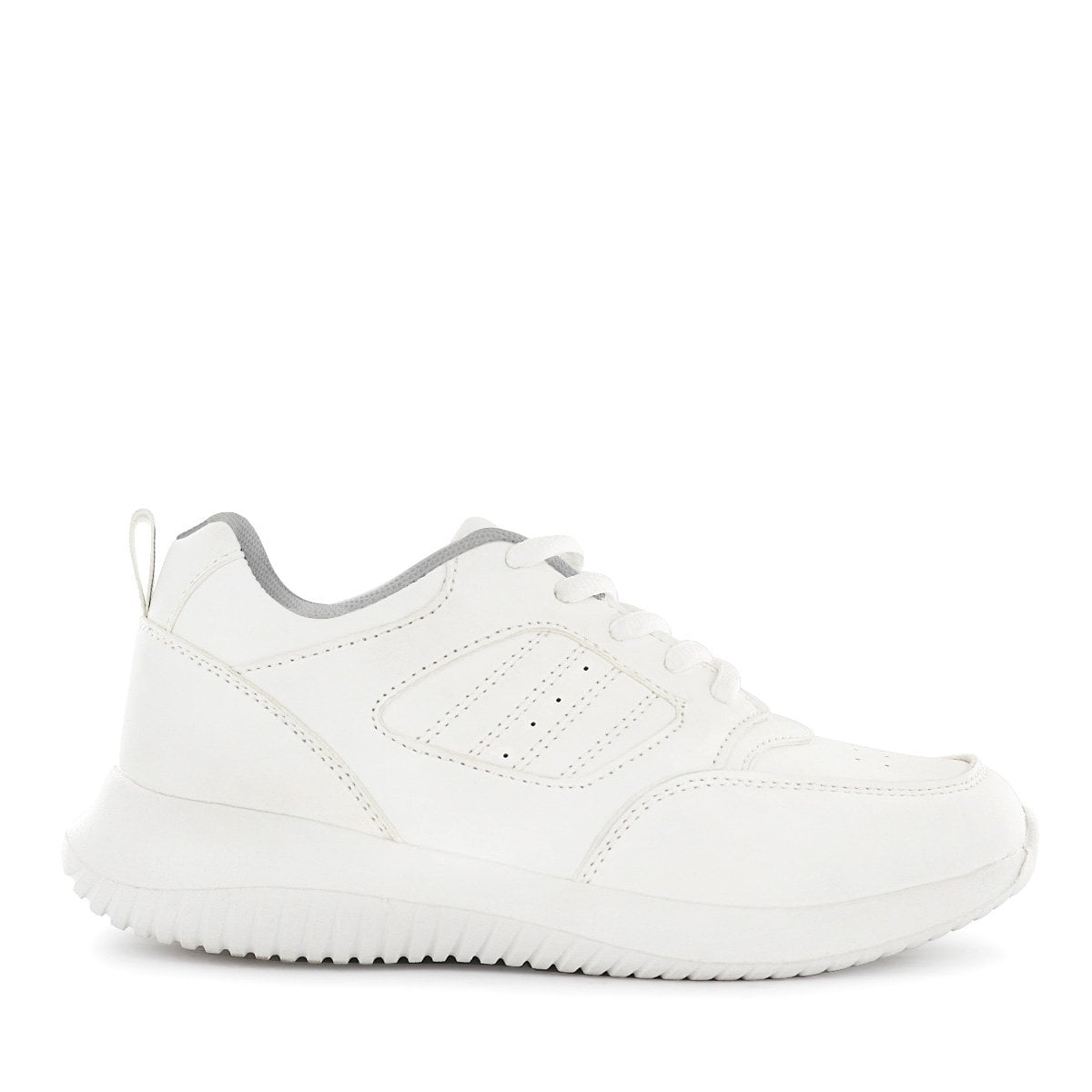 ZAPATILLA ESCOLAR CUERO IMPULS UNISEX BLANCO DELTA07 - 2