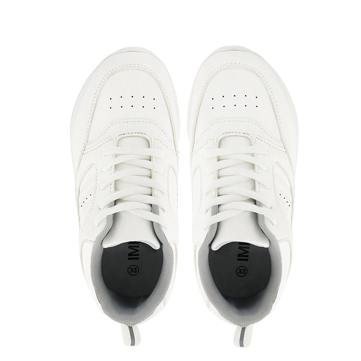 ZAPATILLA ESCOLAR CUERO IMPULS UNISEX BLANCO DELTA07 - 5