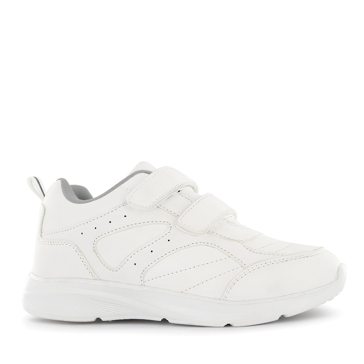 ZAPATILLA ESCOLAR CUERO IMPULS UNISEX BLANCO DELTA06 - 1