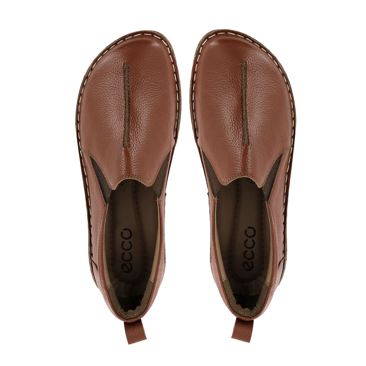 SLIP ON CONFORT CUERO ECCO MUJER COBRE BONNIE09 - 5