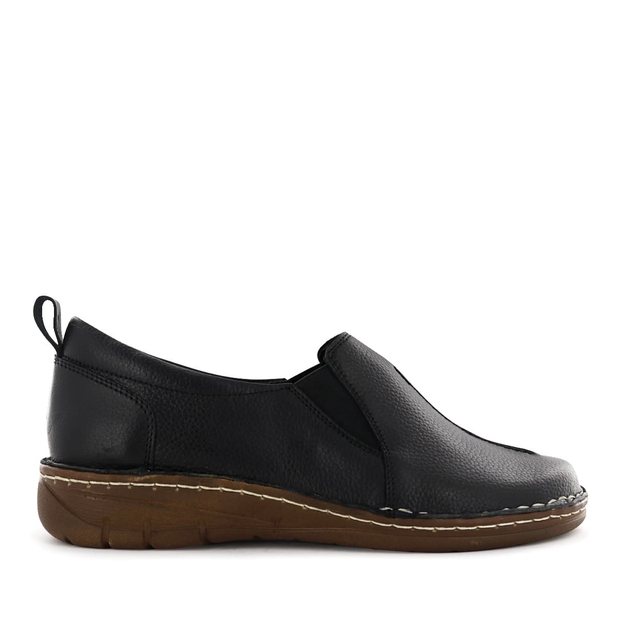SLIP ON CONFORT  CUERO MUJER ECCO NEGRO BONNIE09 - 2