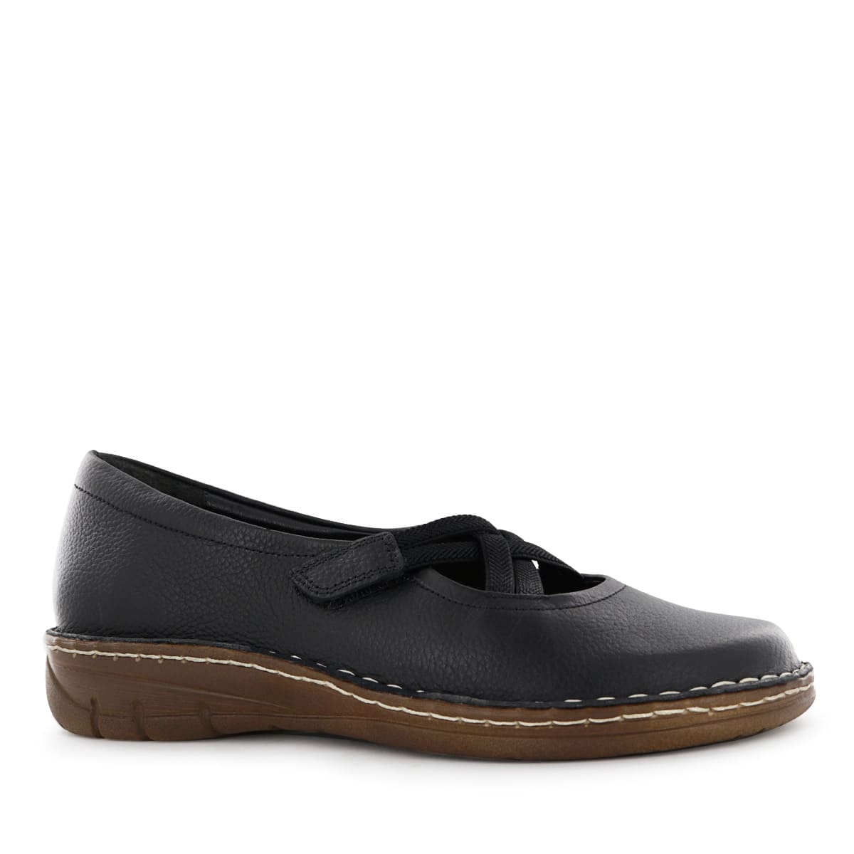 BALLERINAS CUERO ECCO MUJER BONNIE10 NEGRO - 1