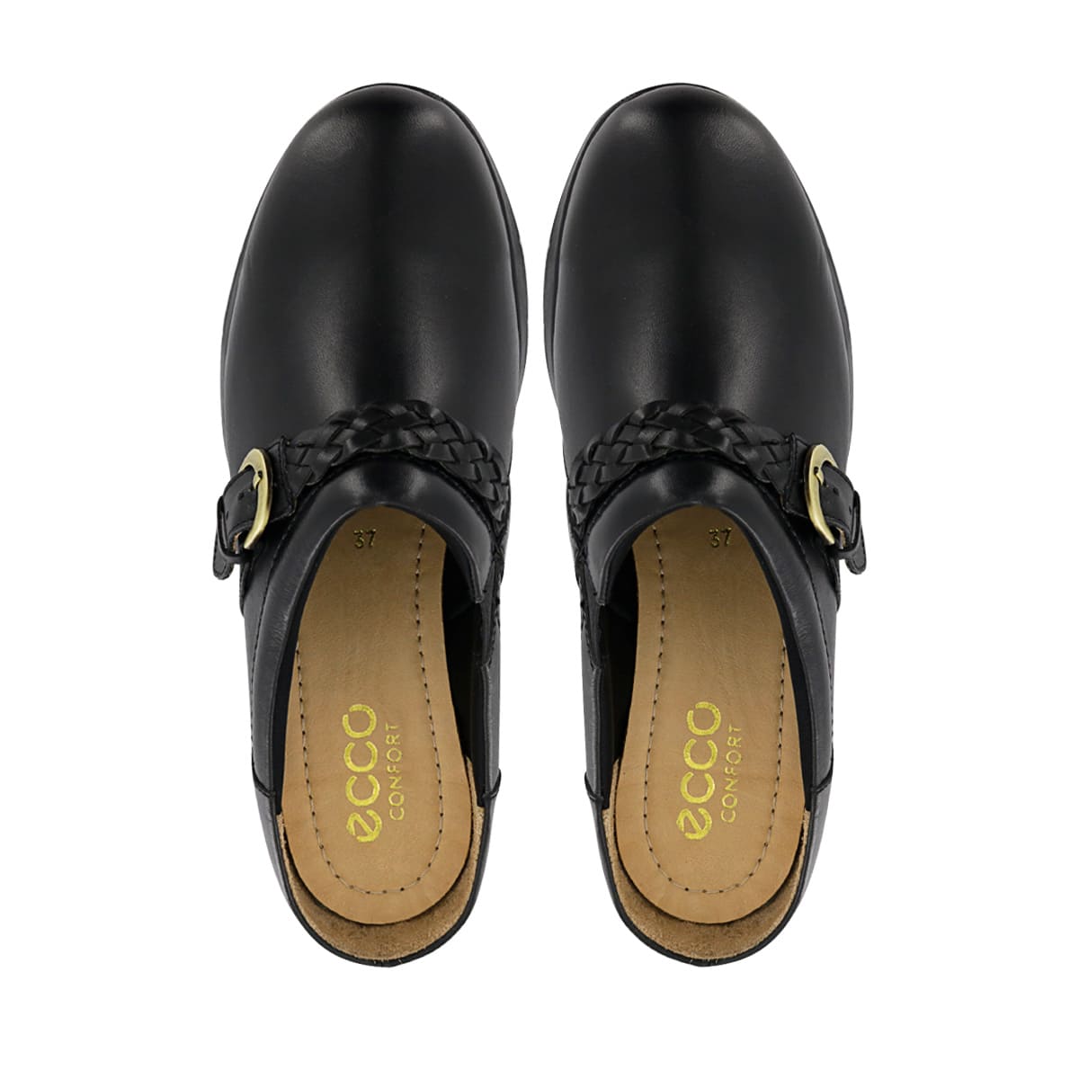 ZUECO CONFORT  CUERO MUJER ECCO NEGRO ASTOR16 - 5