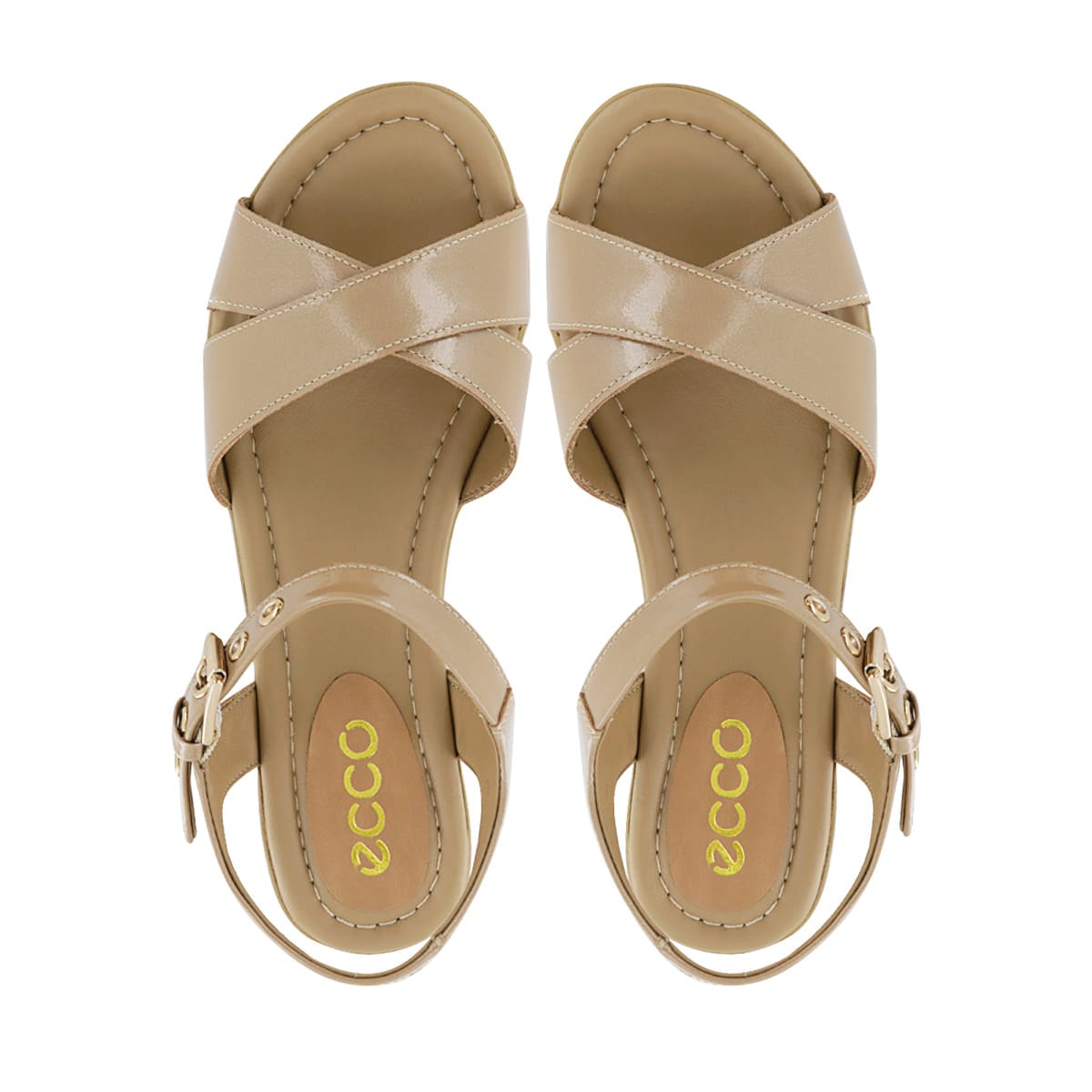 SANDALIA CONFORT CUERO ECCO MUJER PECANA ALINA30 - 5