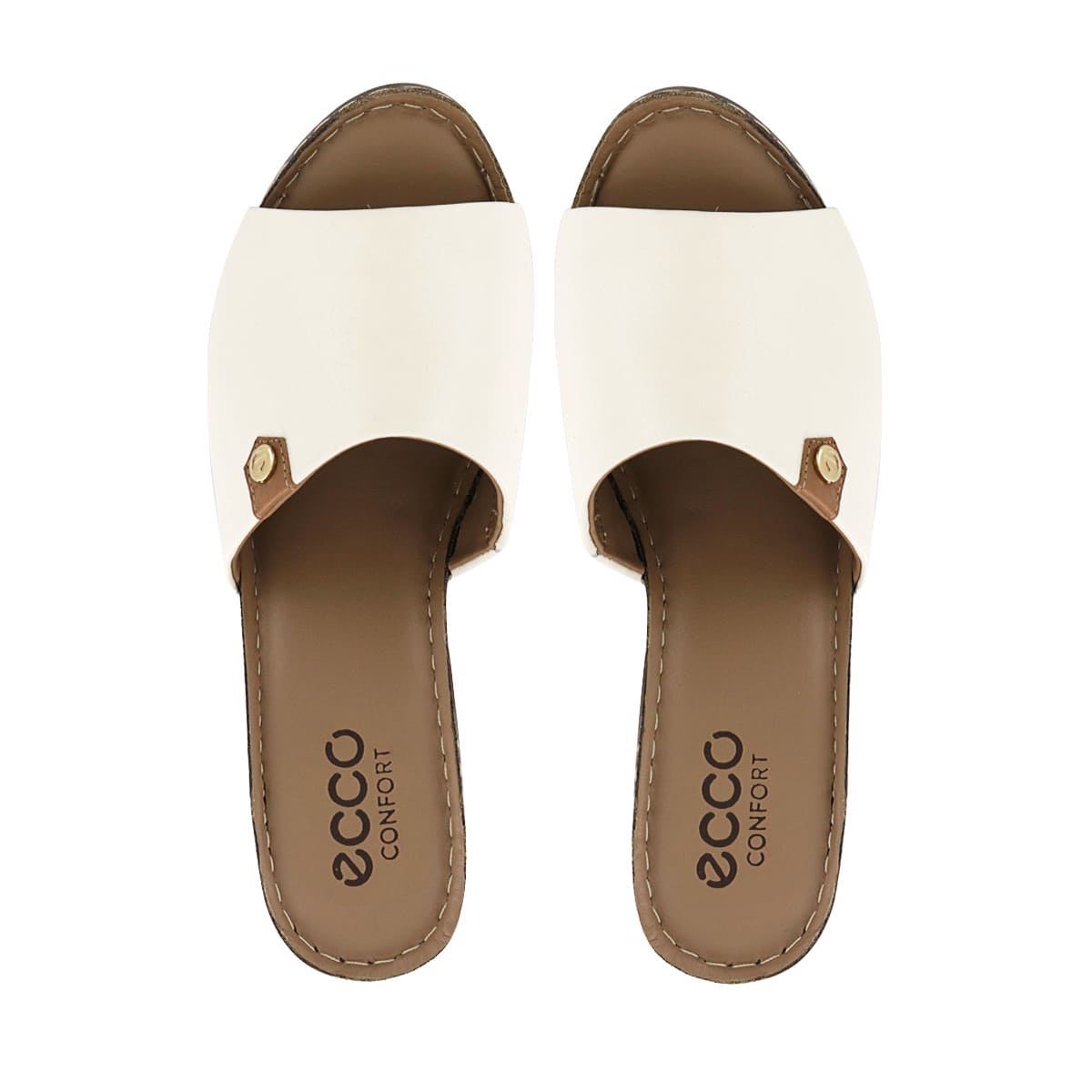 SANDALIA CASUAL CUERO ECCO MUJER MARFIL TRIANA10 - 5