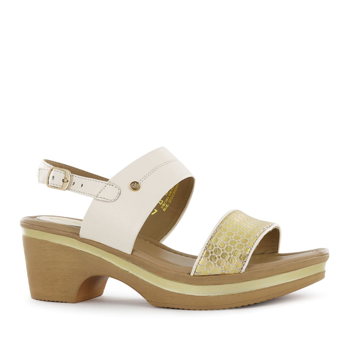 SANDALIA CONFORT CUERO ECCO MUJER ORO ALINA28 - 1