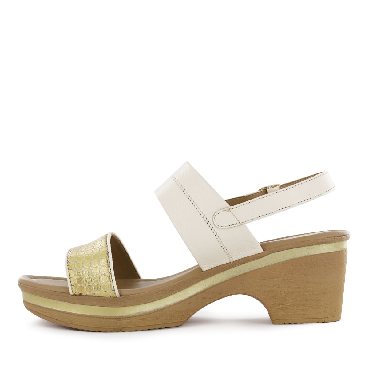 SANDALIA CONFORT CUERO ECCO MUJER ORO ALINA28 - 4