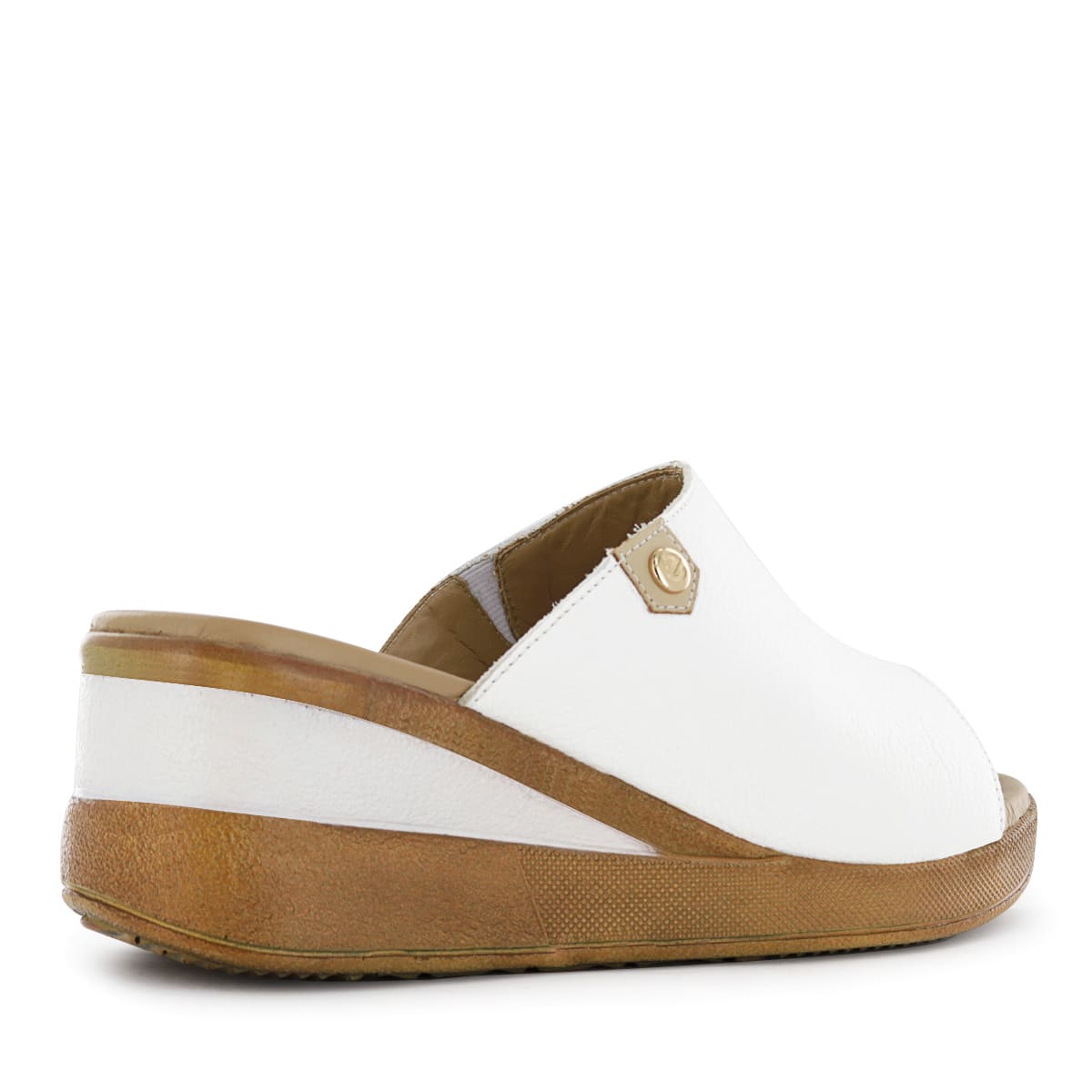 SANDALIA CONFORT  CUERO ECCO MUJER BLANCO WINONA18 - 3