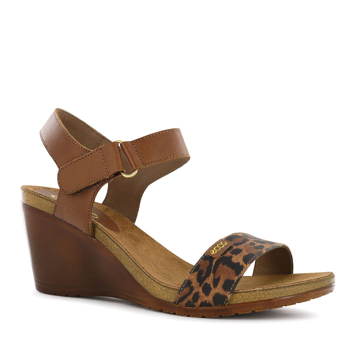 SANDALIA CONFORT  CUERO ECCO MUJER ANIMAL/PR SOFI31 - 1