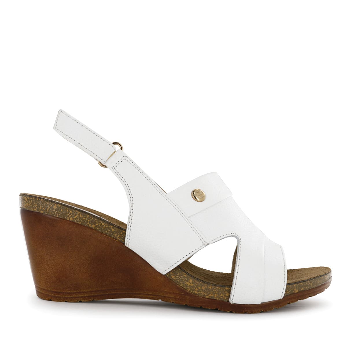 SANDALIA CONFORT CUERO ECCO MUJER BLANCO SOFI42 - 2
