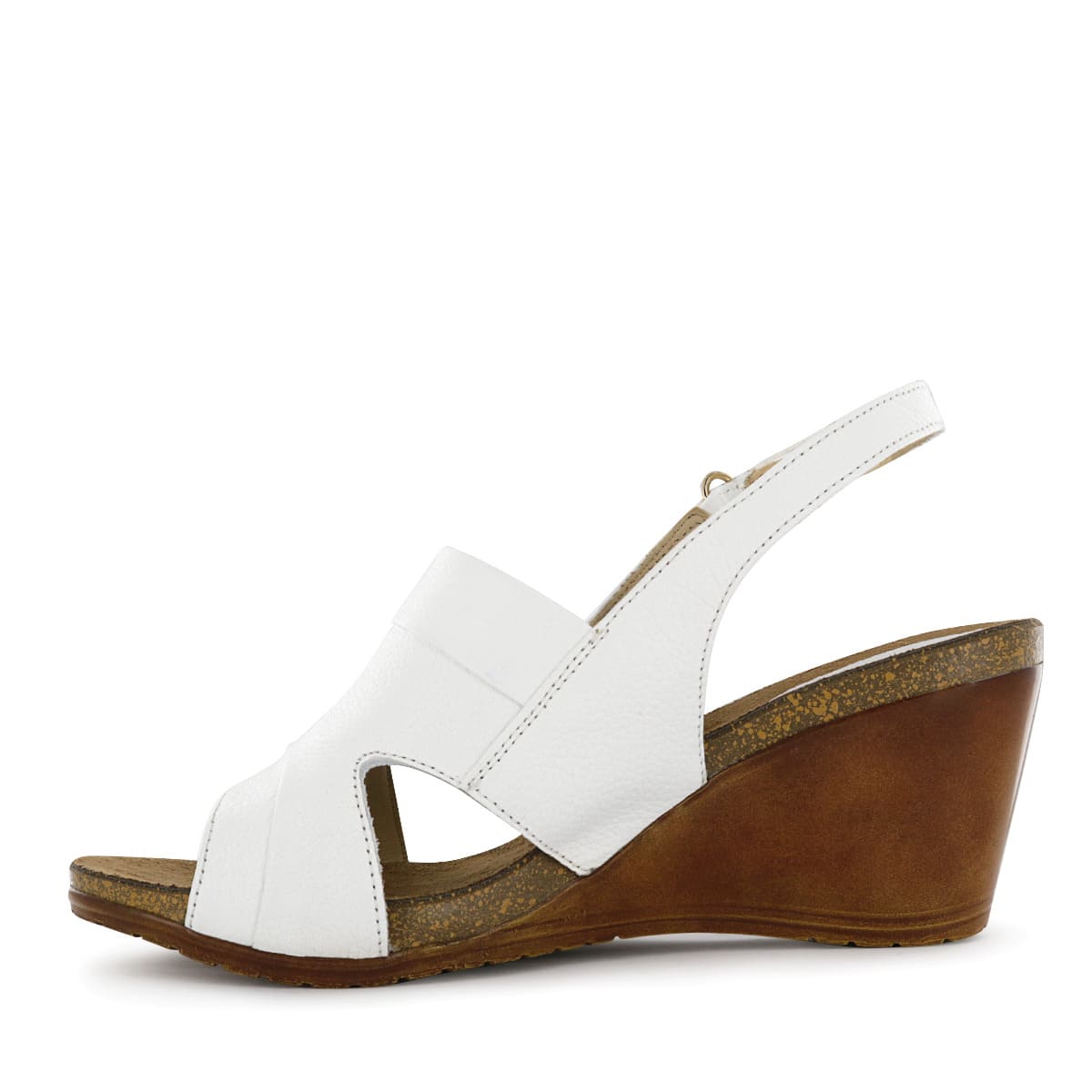 SANDALIA CONFORT CUERO ECCO MUJER BLANCO SOFI42 - 4