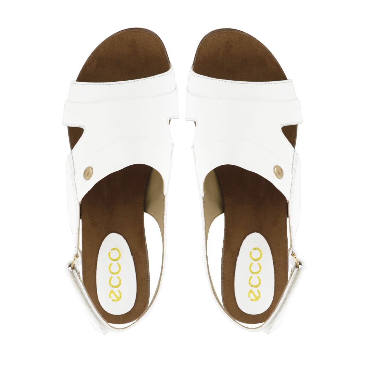 SANDALIA CONFORT CUERO ECCO MUJER BLANCO SOFI42 - 5