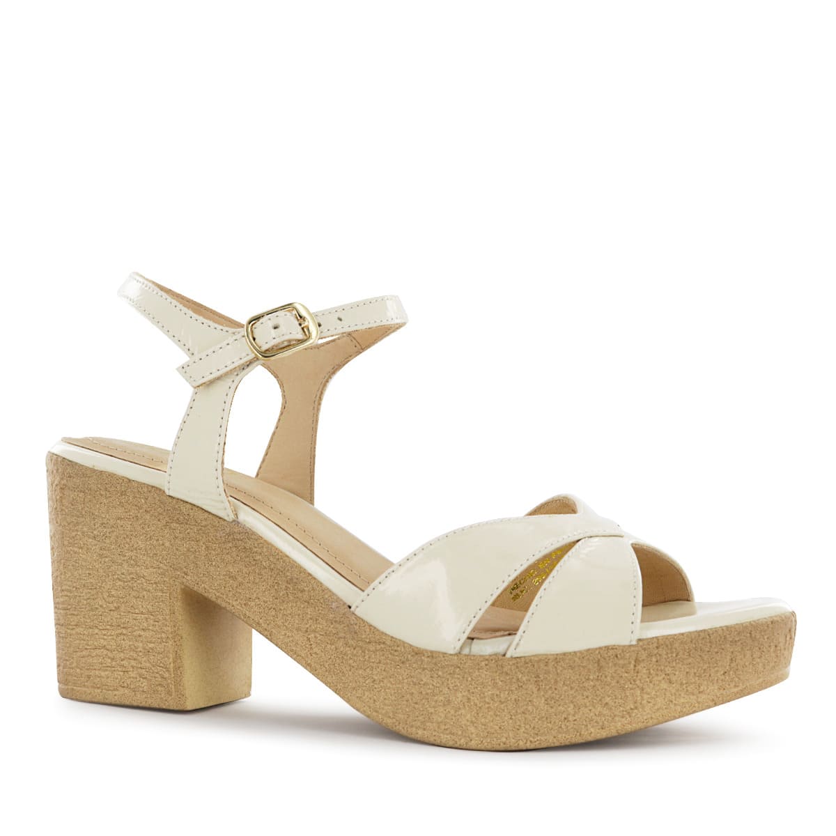 SANDALIA CASUAL  CUERO ECCO MUJER OSTRA ANALU21 - 1