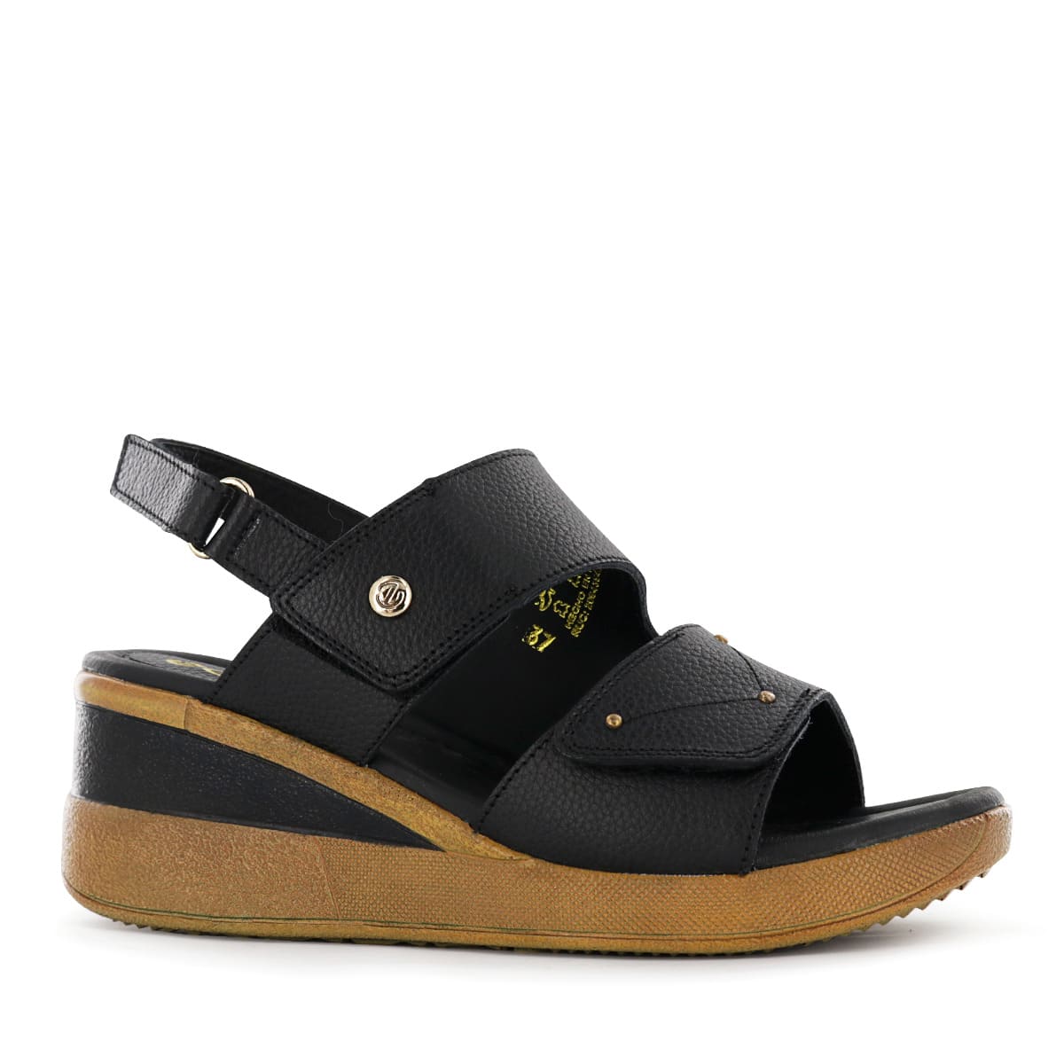 SANDALIA CONFORT CUERO MUJER ECCO NEGRO WINONA15 - 1