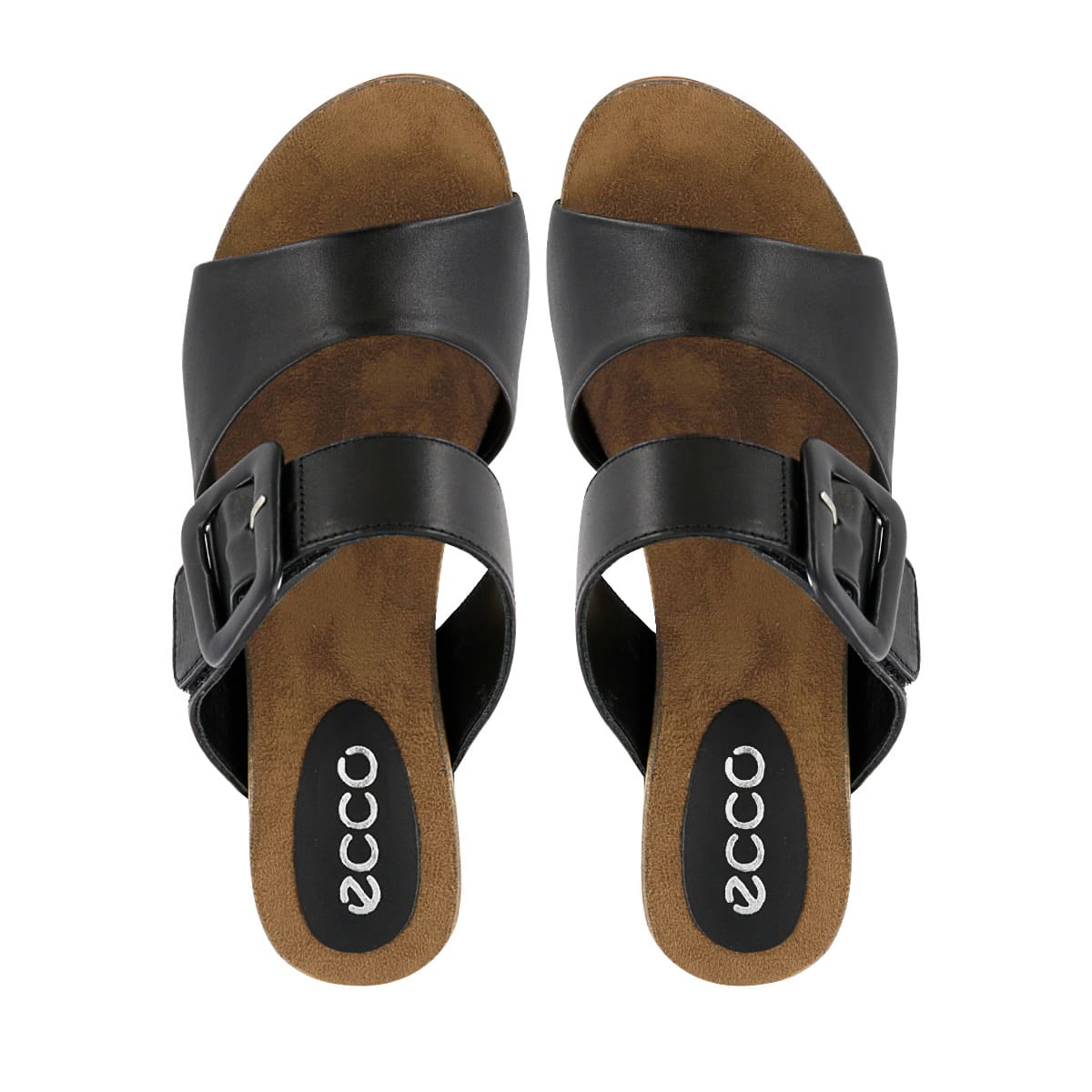 SANDALIA CONFORT CUERO MUJER ECCO NEGRO SOFI41 - 5