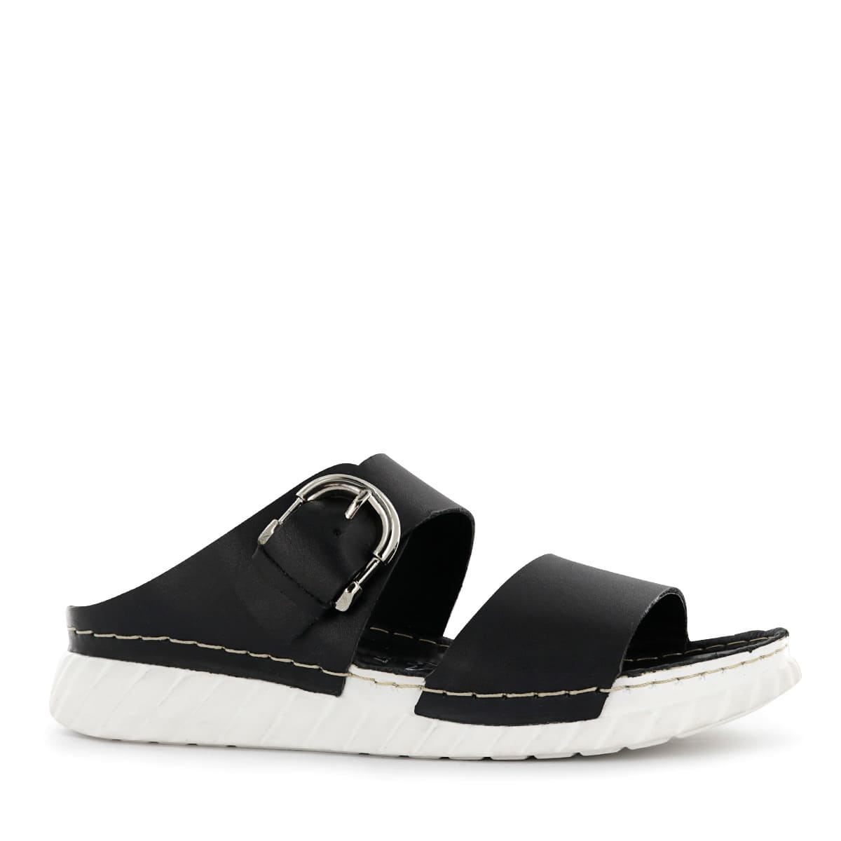 SANDALIA CONFORT  CUERO MUJER ECCO NEGRO SUZIE01 - 1