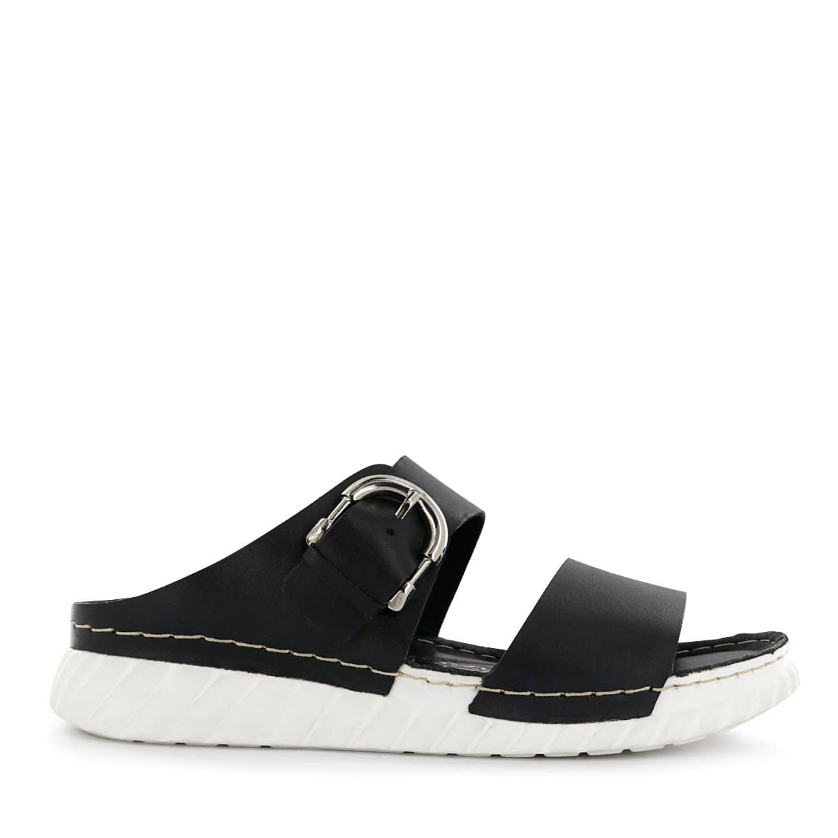 SANDALIA CONFORT  CUERO MUJER ECCO NEGRO SUZIE01 - 2
