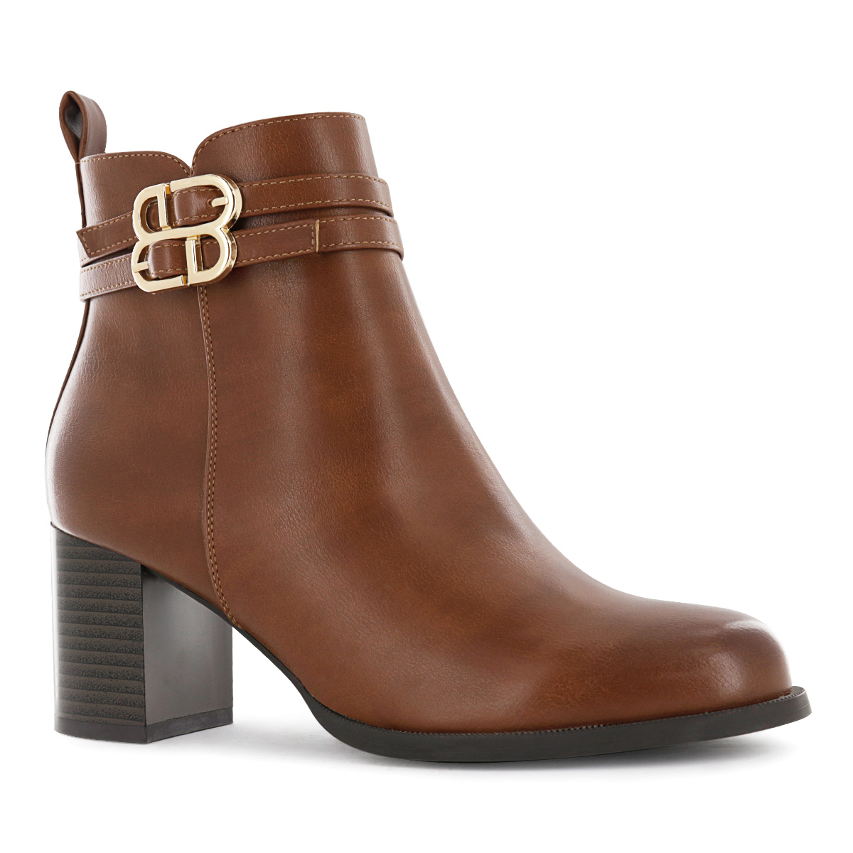 BOTIN URBANO MUJER IMPULS CARAMEL TABITHA15 - 1