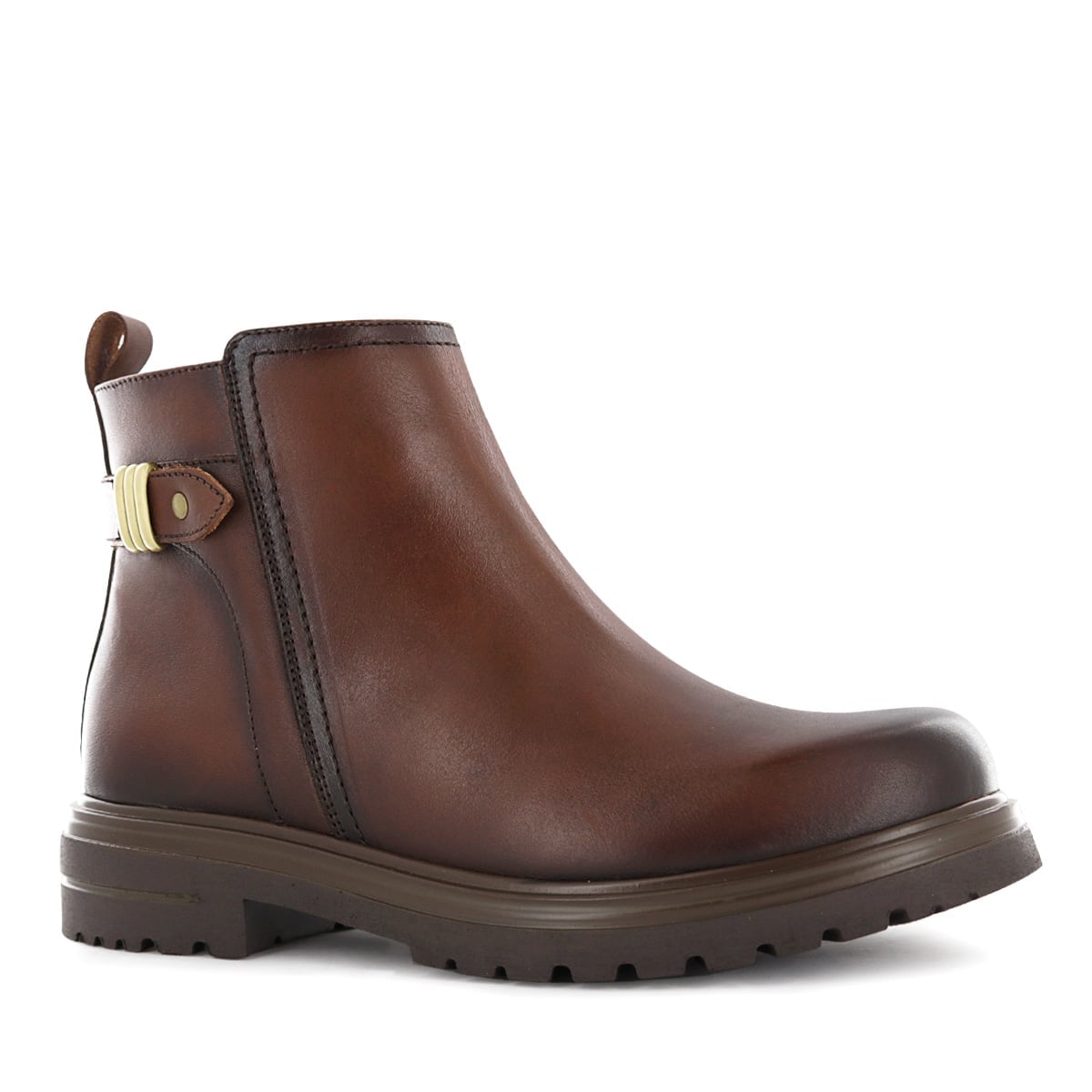 BOTIN CASUAL  CUERO MUJER ECCO COBRE GIULIA02 - 1