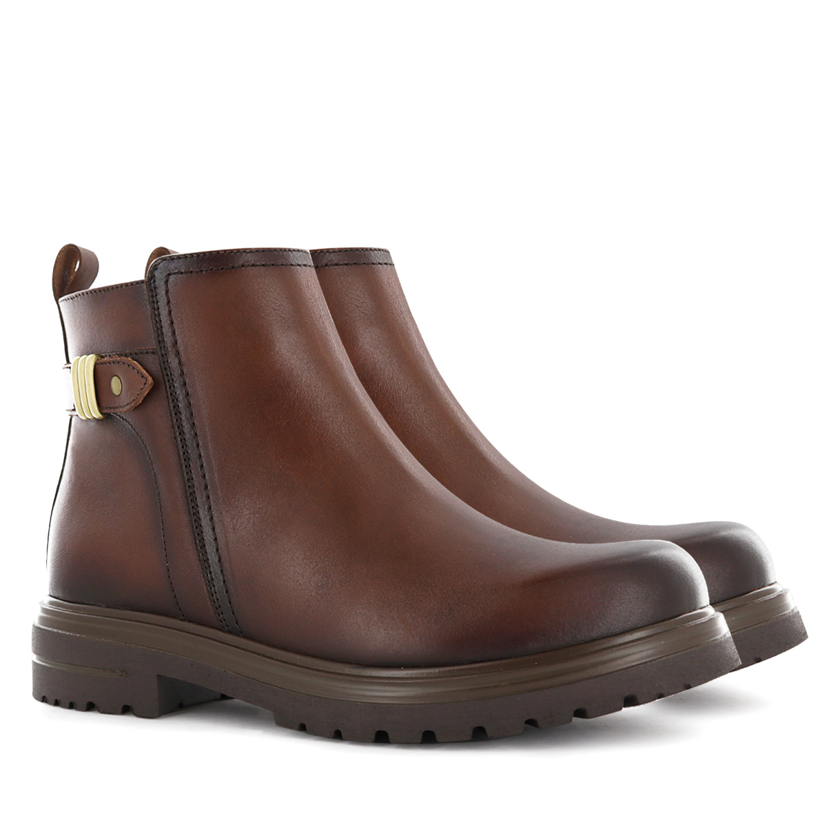 BOTIN CASUAL  CUERO MUJER ECCO COBRE GIULIA02 - 5