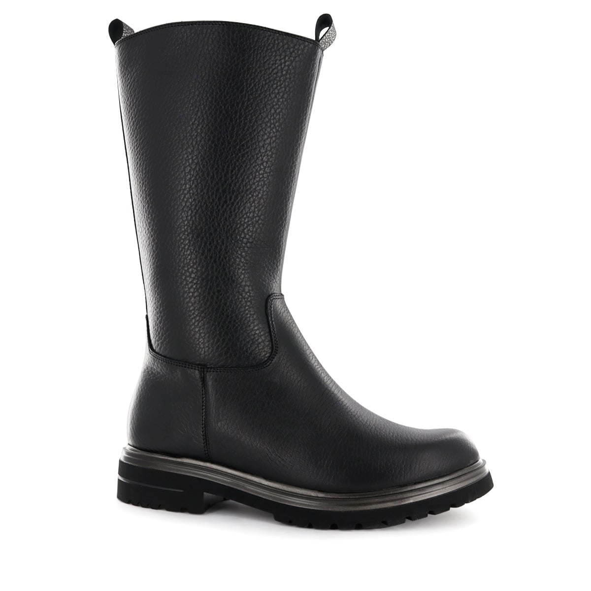 BOTA LARGA CASUAL  CUERO MUJER ECCO NEGRO GIULIA01 - 1