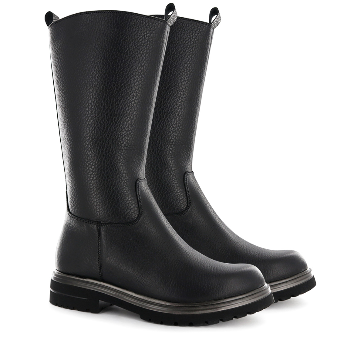 BOTA LARGA CASUAL  CUERO MUJER ECCO NEGRO GIULIA01 - 5