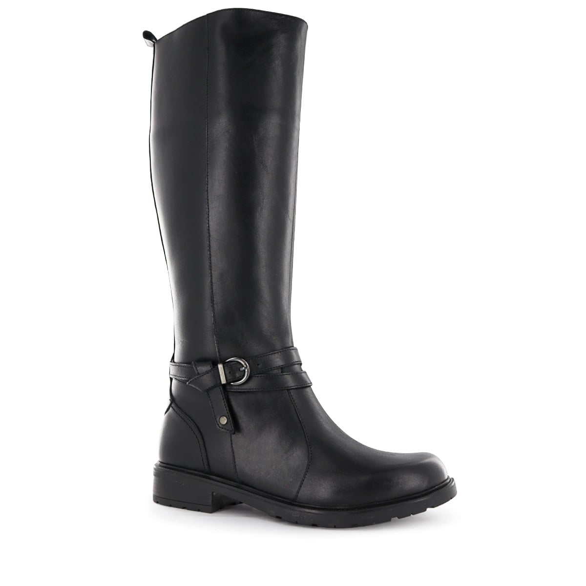 BOTA LARGA CASUAL CUERO MUJER ECCO NEGRO ZUMI04 - 1