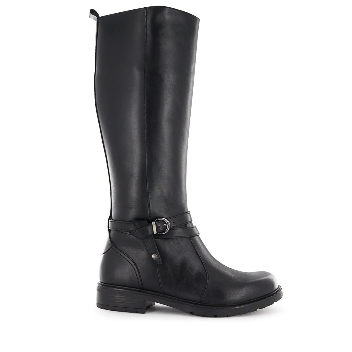 BOTA LARGA CASUAL CUERO MUJER ECCO NEGRO ZUMI04 - 2