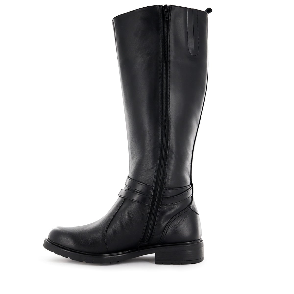 BOTA LARGA CASUAL CUERO MUJER ECCO NEGRO ZUMI04 - 4