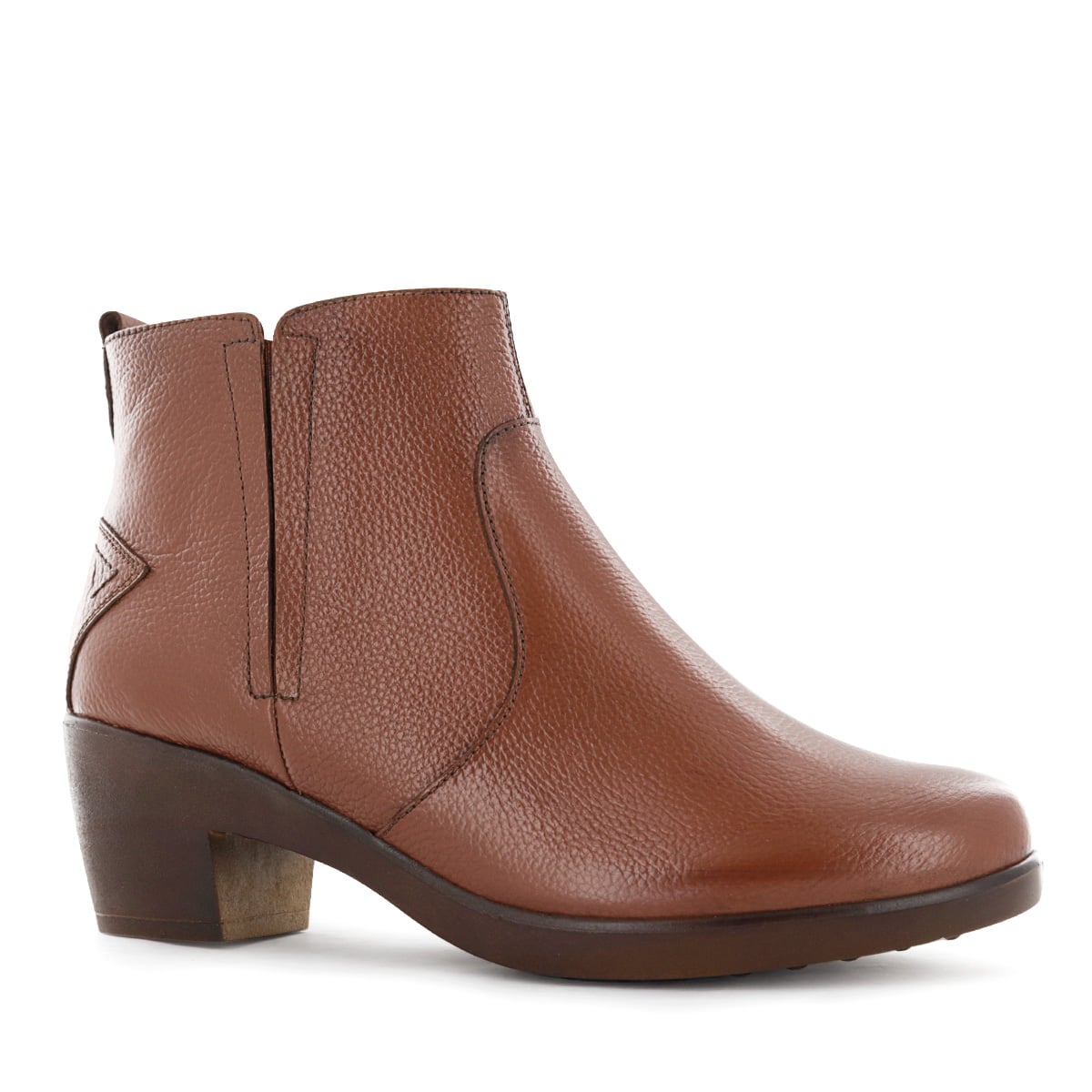 BOTIN CONFORT CUERO MUJER ECCO COBRE ASTURIAS08 - 1
