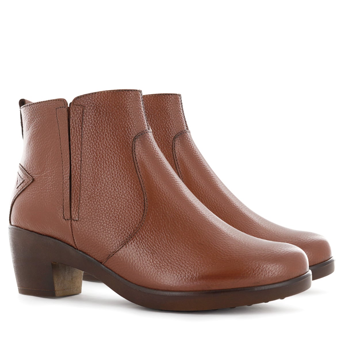 BOTIN CONFORT CUERO MUJER ECCO COBRE ASTURIAS08 - 5