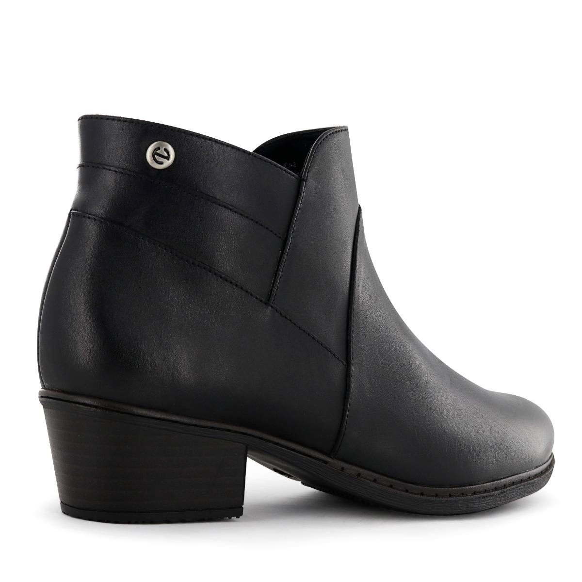 BOTIN CASUAL  CUERO MUJER ECCO NEGRO DAKOTA02 - 3