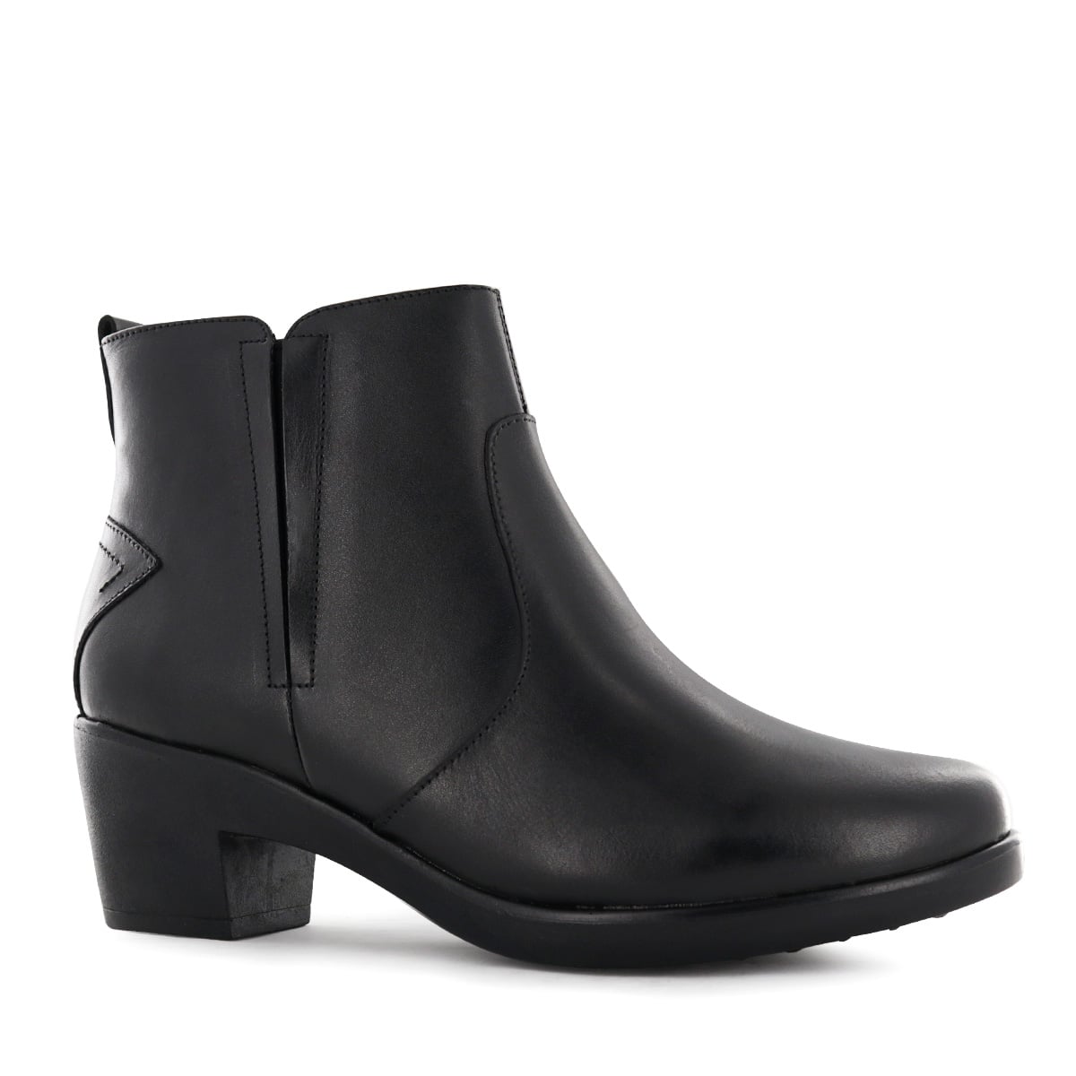 BOTIN CONFORT CUERO MUJER ECCO NEGRO ASTURIAS08 - 1