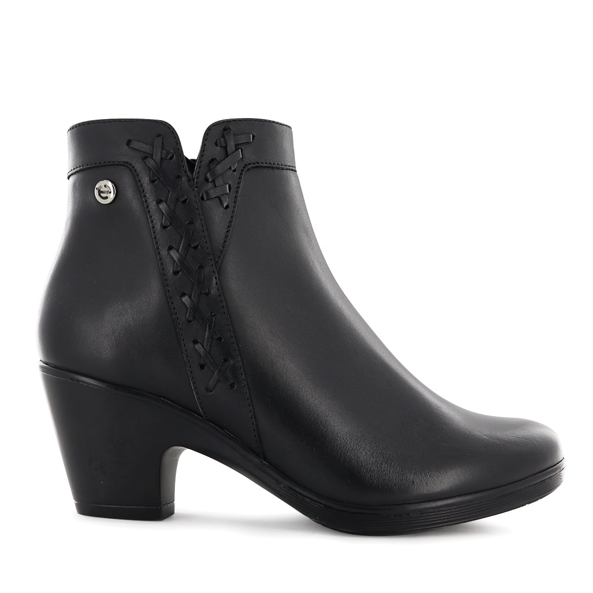 BOTIN CONFORT CUERO MUJER ECCO NEGRO NATALIE80 - 2