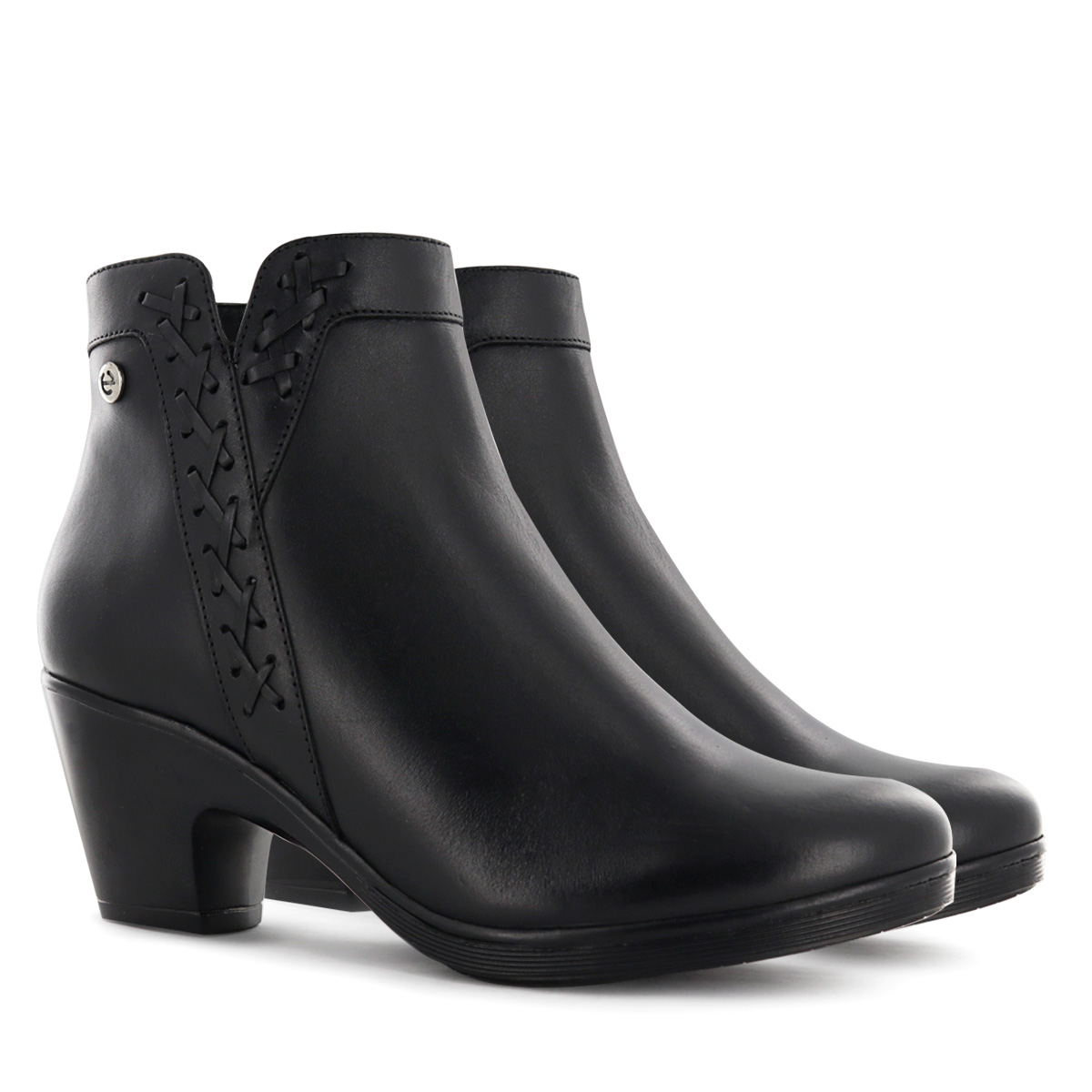 BOTIN CONFORT CUERO MUJER ECCO NEGRO NATALIE80 - 5