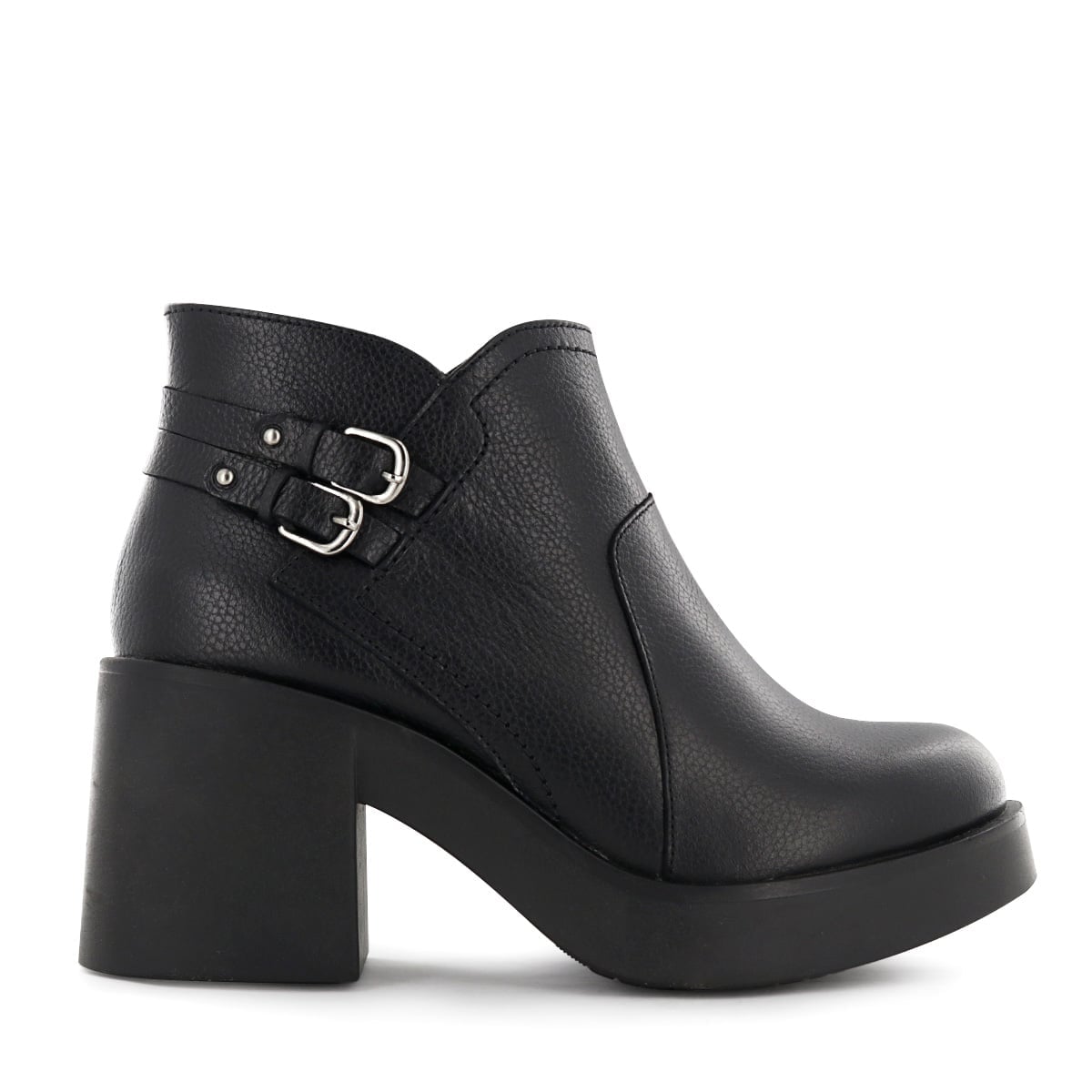 BOTIN CASUAL  CUERO MUJER ECCO NEGRO OLETTA07 - 2