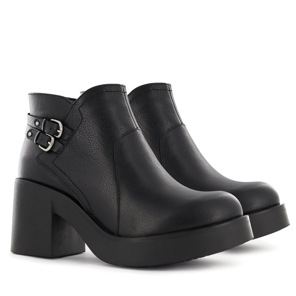 BOTIN CASUAL  CUERO MUJER ECCO NEGRO OLETTA07 - 5