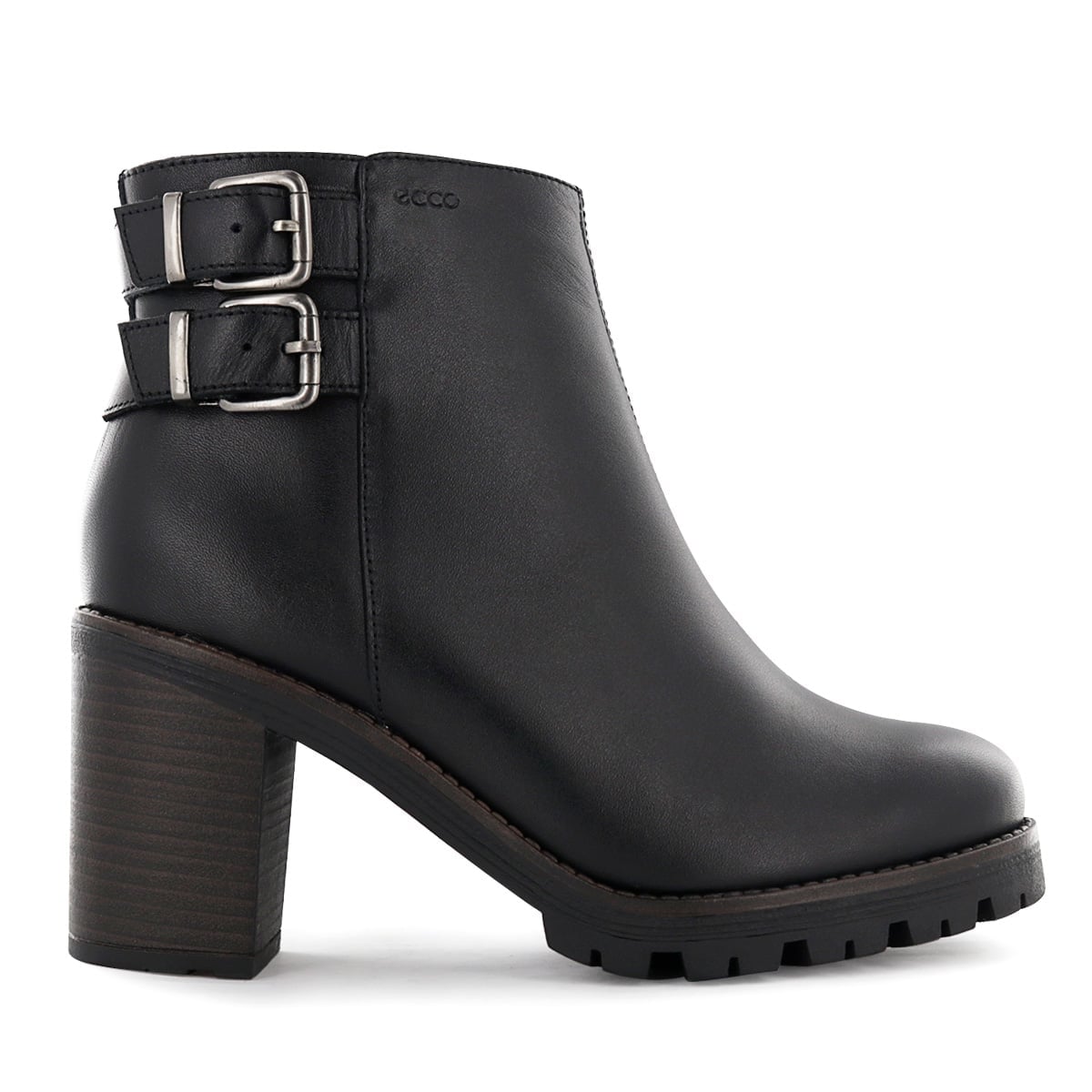 BOTIN CASUAL  CUERO MUJER ECCO NEGRO CONSUELO04 - 2