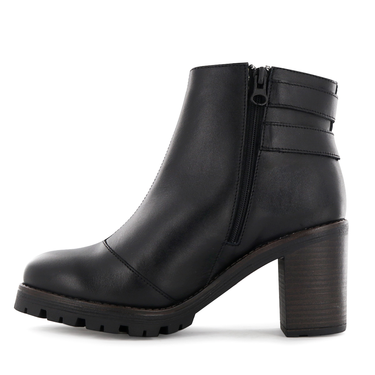 BOTIN CASUAL  CUERO MUJER ECCO NEGRO CONSUELO04 - 4