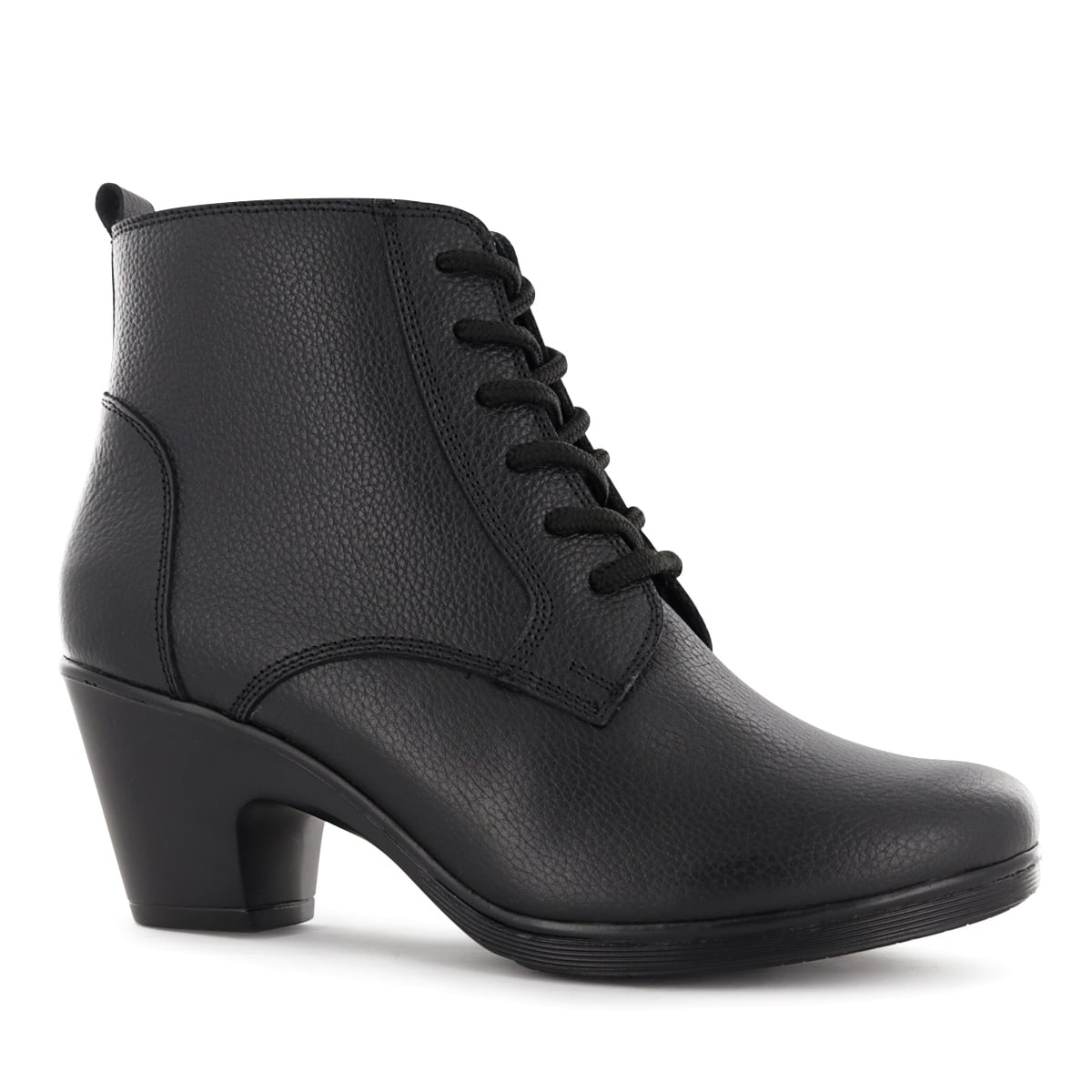 BOTIN CUERO ECCO MUJER NATALIE82 NEGRO - 1
