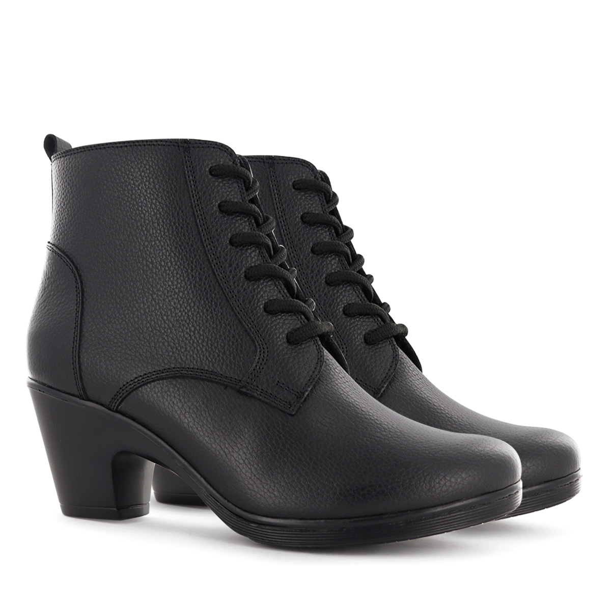 BOTIN CUERO ECCO MUJER NATALIE82 NEGRO - 5