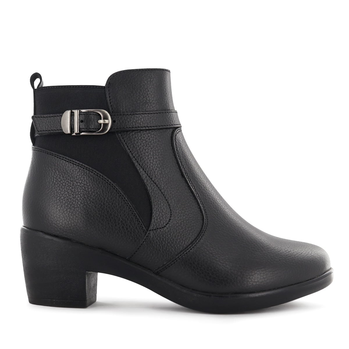 BOTIN CUERO ECCO MUJER ASTURIAS09 NEGRO - 2