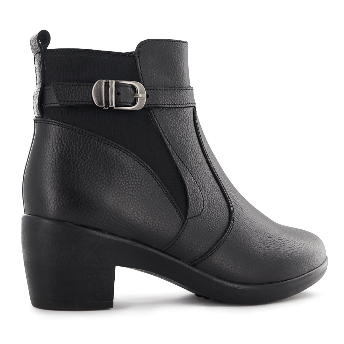 BOTIN CUERO ECCO MUJER ASTURIAS09 NEGRO - 3