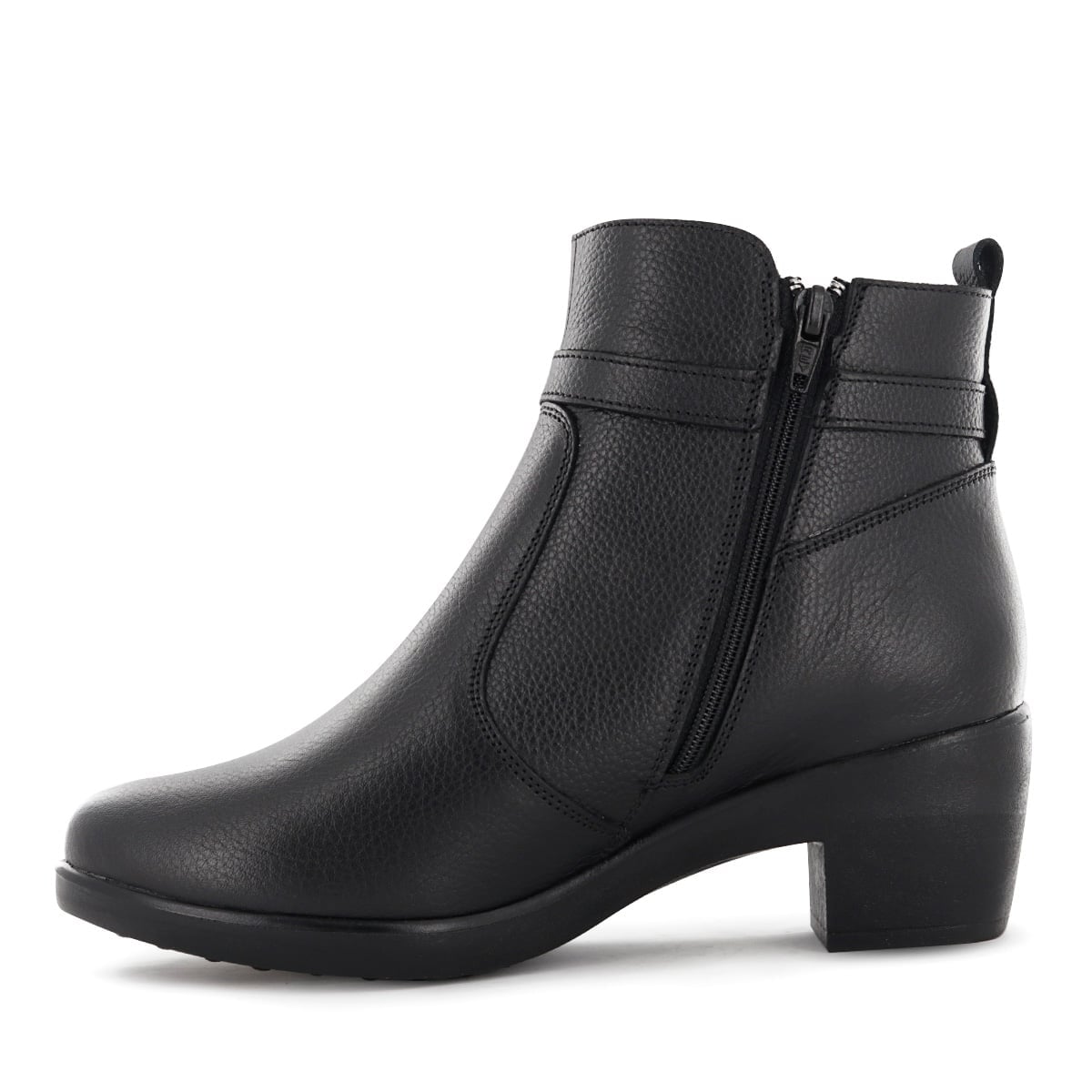 BOTIN CUERO ECCO MUJER ASTURIAS09 NEGRO - 4