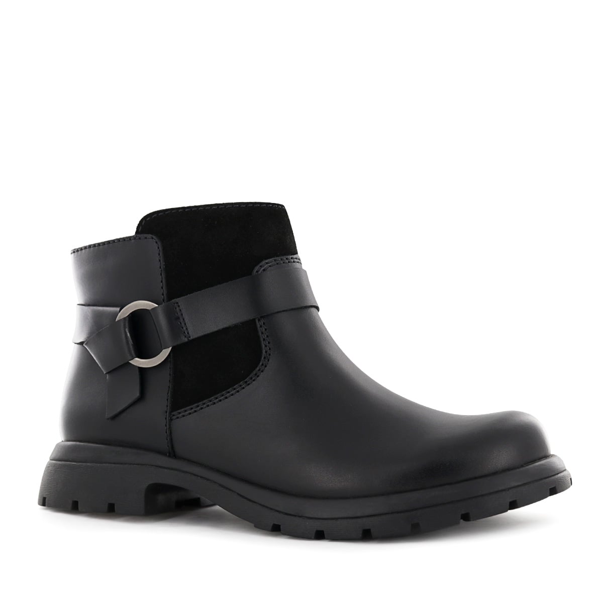 BOTIN  CUERO ECCO MUJER DARAH03 NEGRO - 1