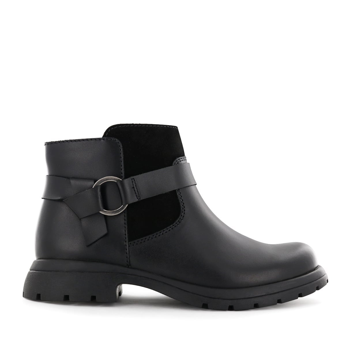BOTIN CUERO ECCO MUJER DARAH03 NEGRO - 2