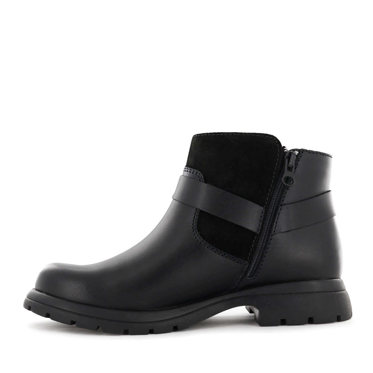 BOTIN CUERO ECCO MUJER DARAH03 NEGRO - 4