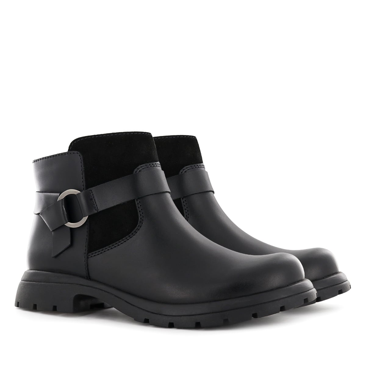 BOTIN  CUERO ECCO MUJER DARAH03 NEGRO - 5