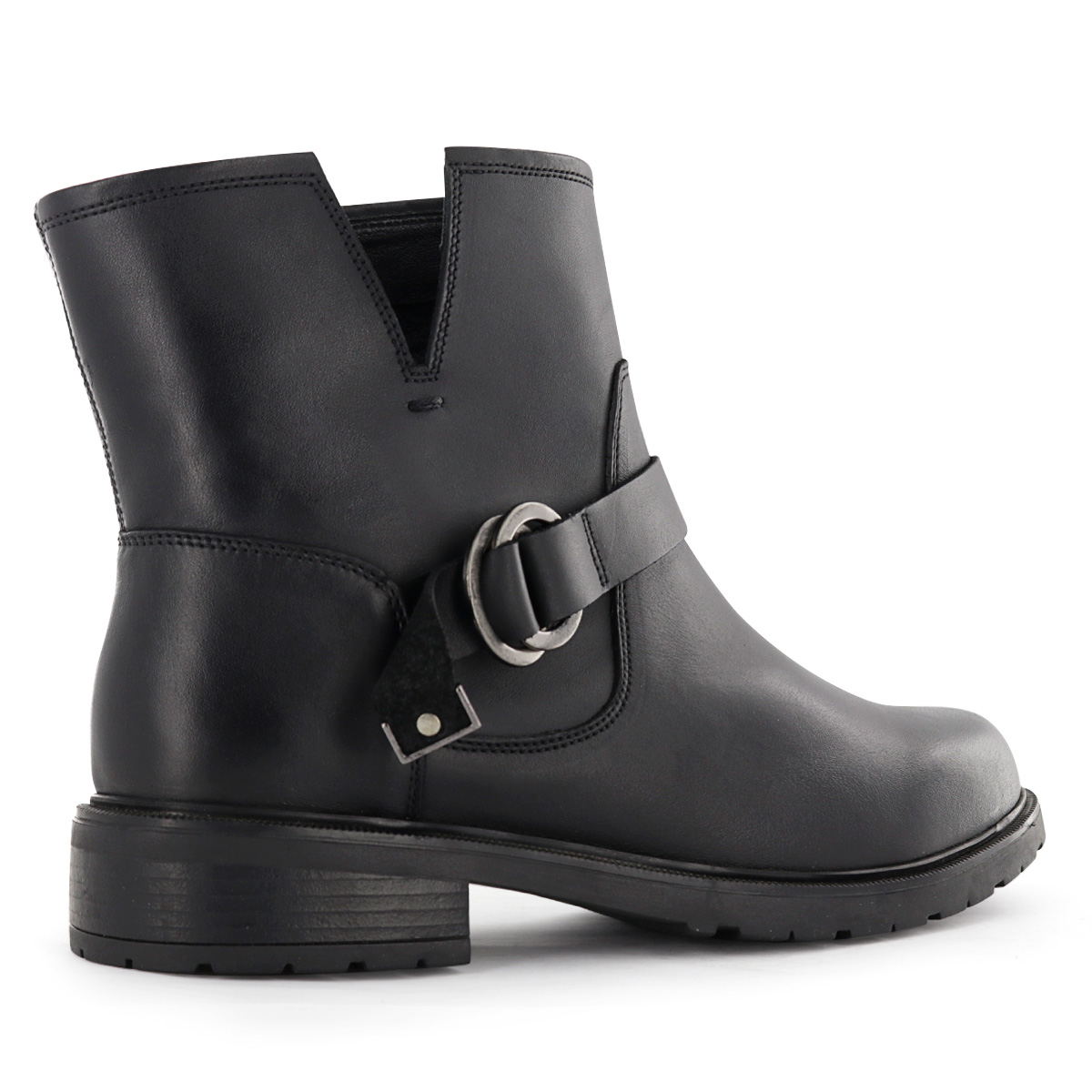 BOTIN CUERO ECCO MUJER ZUMI03 NEGRO - 3